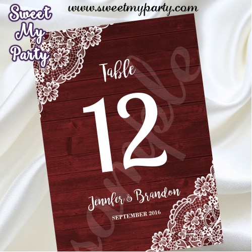 Rustic Wedding Table Numbers,Wood Lace Wedding Table Numbers,Vintage wedding Table Numbers,(017w)